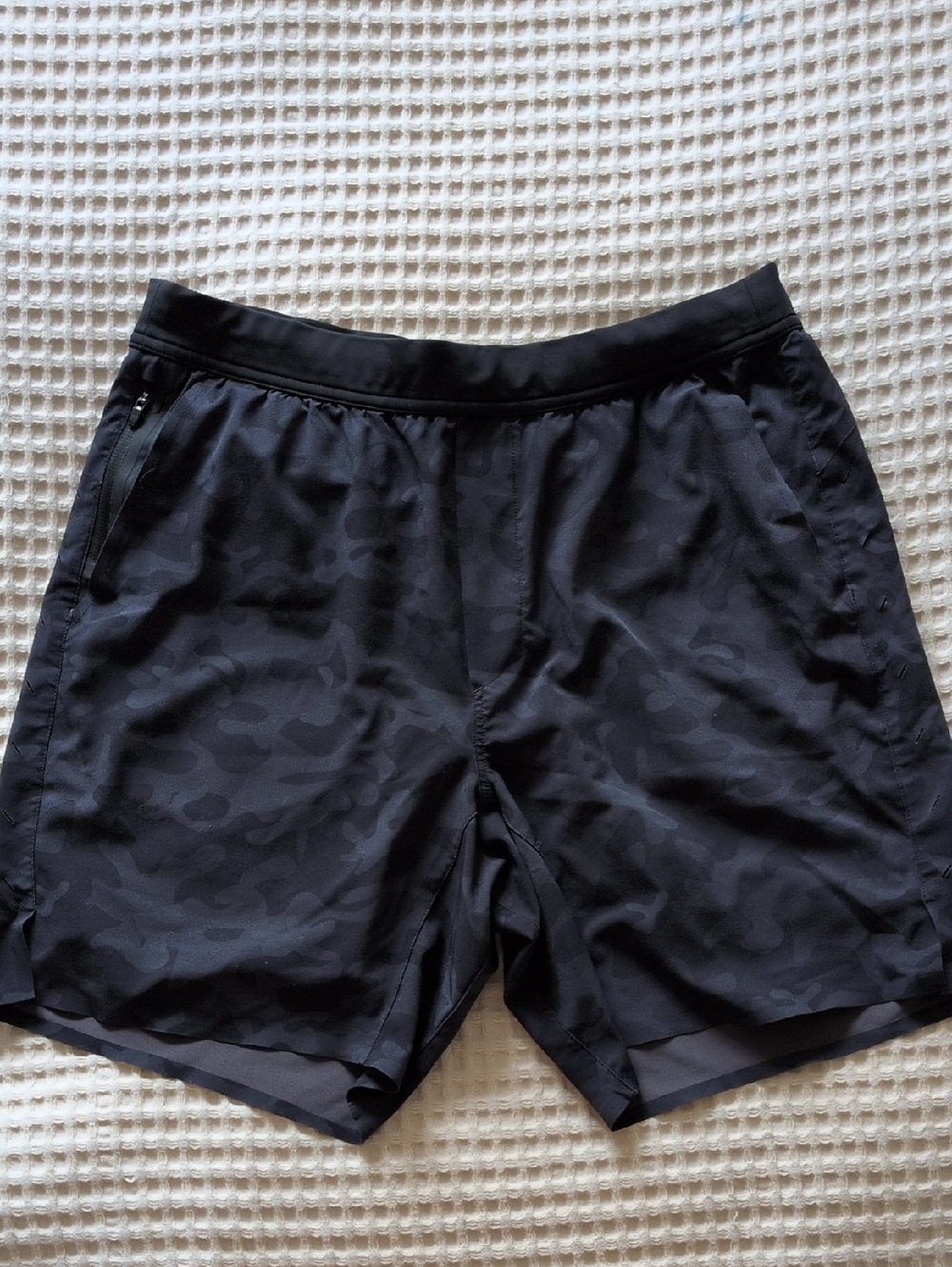 Ten Thousand Black Camouflage Athletic Shorts
